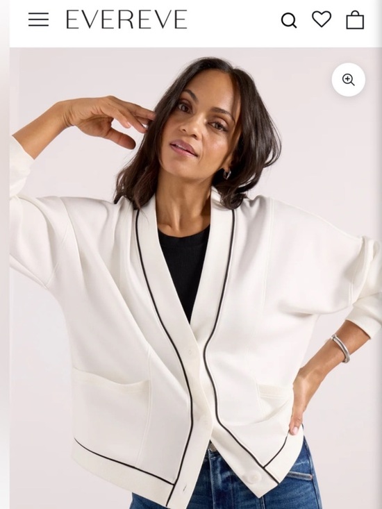 Evereve Tops - NWT Evereve Corinne Sleek Sweatshirt Size small